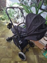 дождевик на коляску: Коляска, цвет - Черный, Б/у — 4