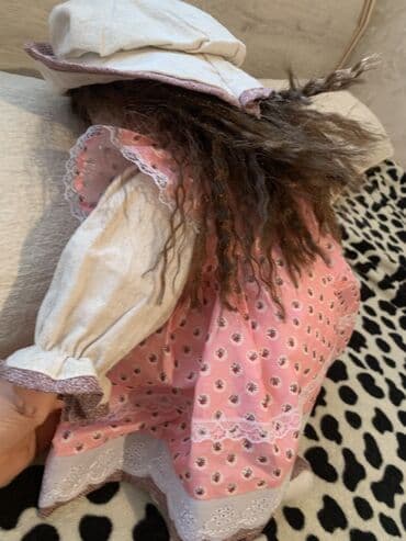 детские развивашки: Фарфоровая кукла в винтажном стиле. - Материал: фарфоровая голова и — 8