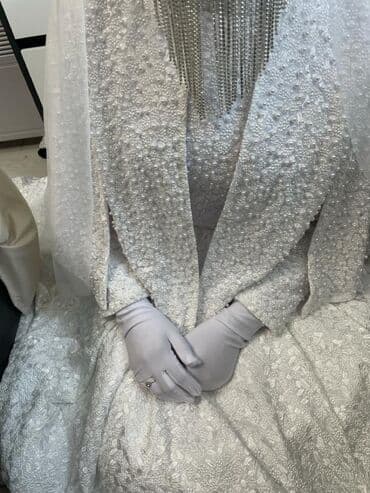 Свадебное платье, M, Б/у