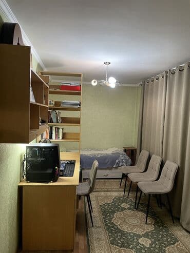 6 микрорайоне в аренду квартиры: 3 комнаты, 55 м², 104 серия, 2 этаж, Косметический ремонт — 12