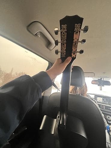 струнный квартет на: Акустическая гитара 38размер с вырезом (cutaway), матовый чёрный — 2