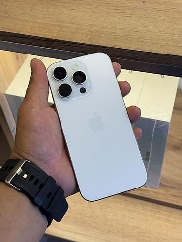 iphone cs: IPhone 16 Pro, Б/у, 128 ГБ, Белый, Чехол, В рассрочку, 91 % — 2