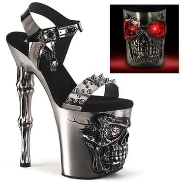 сапоги из натурального меха и кожи: ТОЛЬКО НА ЗАКАЗ ❗️❗️❗️ Ботфорты стрипы pleaser коллекция rapture для — 13