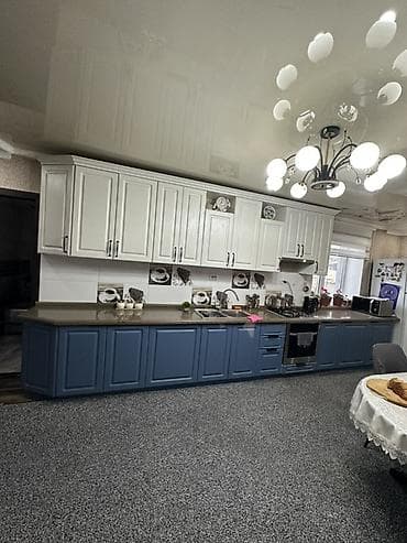 ручки для кухонной мебели классические: Кухонный гарнитур, цвет - Синий — 2