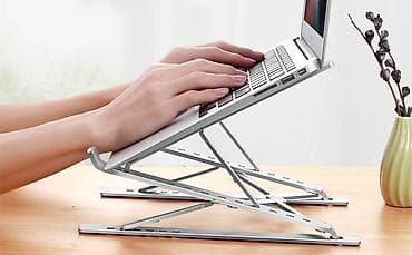 Складная алюминиевая подставка для ноутбука - 6 ступеней регулировки