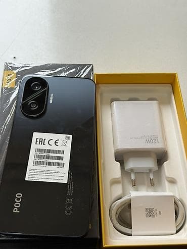 iphone xr 128: Poco F7, Б/у, 256 ГБ, цвет - Черный, 2 SIM — 2