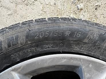 Транспорт: Колеса в сборе 205 / 55 / R 16, Зима, Б/у, Комплект, Легковые, Литые, отверстий - 5 — 6