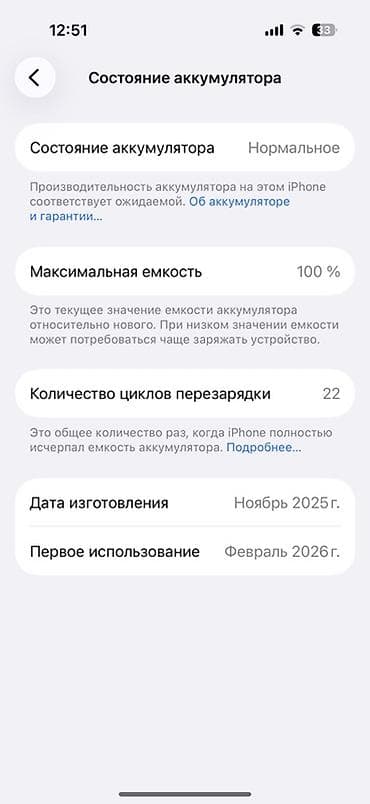 айфон китай: IPhone 17, Б/у, 256 ГБ, Черный, Зарядное устройство, Защитное стекло, Чехол, 100 % — 1