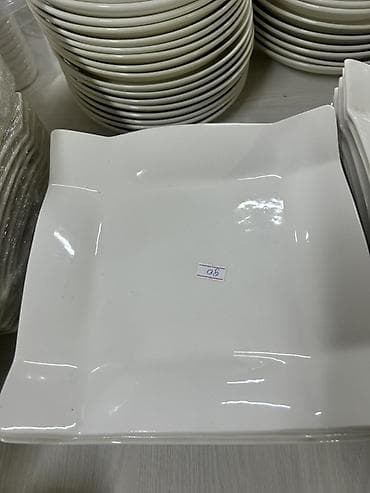 стулья столы: Белая посуда для сервировки стола - Глубокие круглые тарелки для — 6