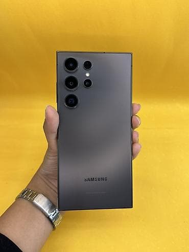 Samsung Galaxy S24 Ultra, Колдонулган, 512 ГБ, түсү - Боз, Бөлүп төлөө менен, 1 SIM, eSIM