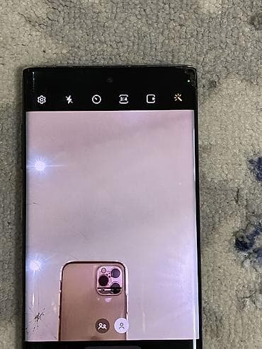 google fold: Samsung Note 10 5G, Б/у, 256 ГБ, цвет - Голубой, 2 SIM, eSIM — 3