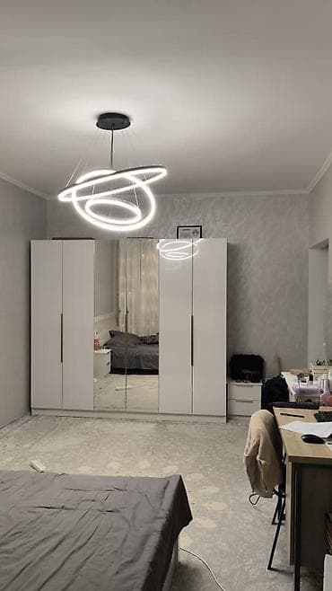 секционные квартиры: 1 комната, 35 м², 105 серия, Джал мкр (в т.ч. Верхний, Нижний, Средний) 105 серия, 9 этаж, Косметический ремонт — 1