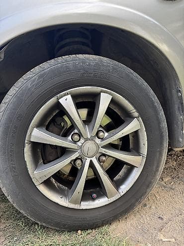 Литые диски R14 (кажется 4/100) с шинами Dunlop - Комплект колес на — 2
