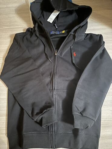 купить пуховик женский бишкек: Мужская толстовка, M, L, Polo Ralph Lauren, Новый, цвет - Черный, Самовывоз, Платная доставка — 2