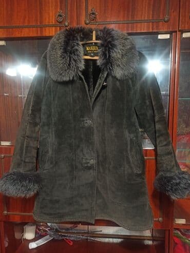 tech fleese: Дубленка, Классическая модель, Корея, Короткая модель, 2XL — 2