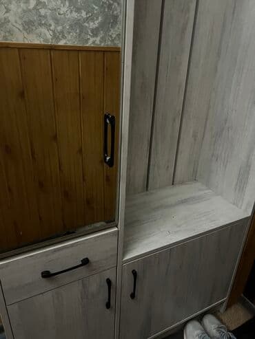 Буфеты: Шкаф-прихожая, Б/у, С зеркалом, Дерево — 3