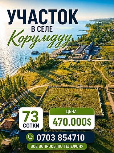73 соток, Для бизнеса, Красная книга at lalafo.kg 73 соток, Для бизнеса, Красная книга