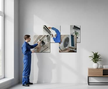 Кондитционер орнотуу, тазалоо, ондоо. установка кондиционера и ремонт