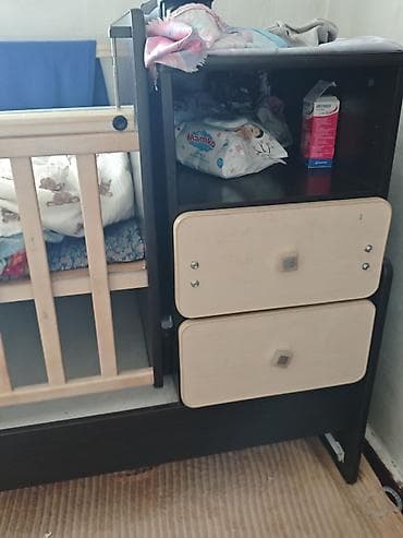 стол с регулировкой высоты: Детская кровать трансформер, Другой тип, цвет - Коричневый — 2