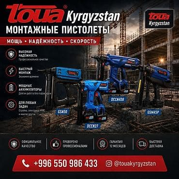 металлический профиль: Монтажные пистолеты TOUA Kyrgyzstan 🔥 Профессиональные аккумуляторные — 1