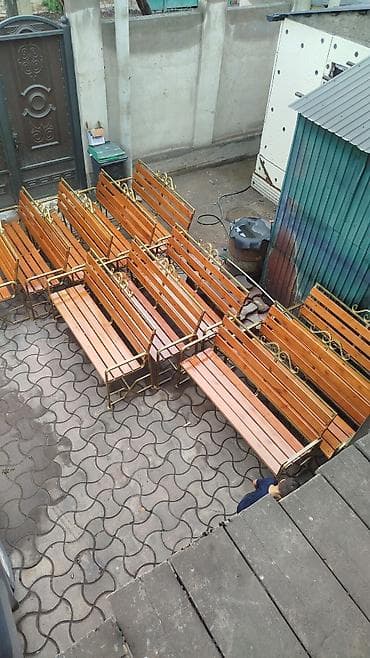 Скамейка Со спинкой, Без крыши — 3