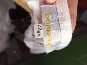 белая ночная сорочка: Ночная сорочка, Хлопок, Длинная модель, XL — 3