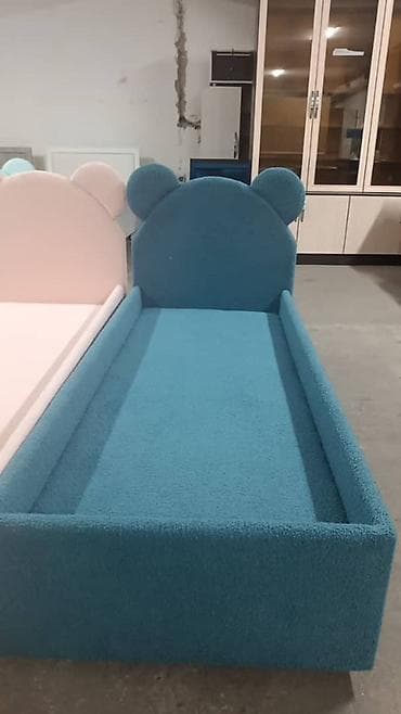 Детская односпальная кровать с мягким изголовьем «Мишка» - Дизайн