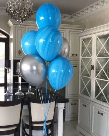 доставка воздушных шаров: Услуга шарики Гелевые Шарик на заказ Оформление для мероприятий — 4