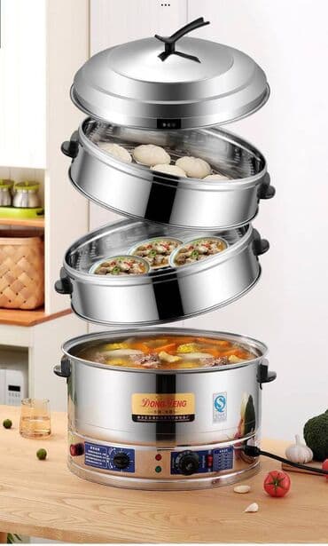 мантоварка бамбук: Мантыварка - пароварка промышленная 4 яруса В наличии: 47см 52 см — 8