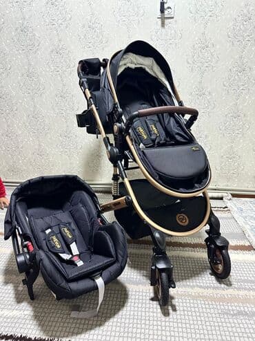 пультовая машины: Коляска, цвет - Черный, Новый — 16