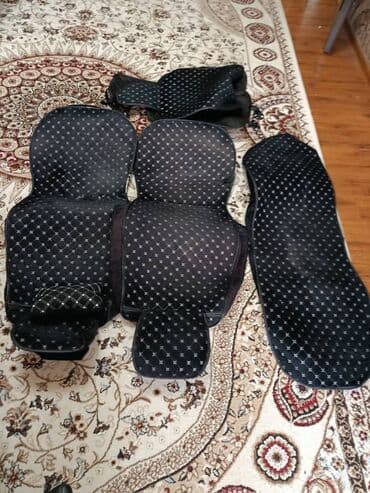 обмен нексия 1: Чехлы Велюровые, цвет - Черный, Toyota, Б/у, Самовывоз — 3