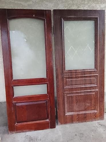 алмазный бур: Деревянные межкомнатные двери с остеклением. - Материал — 4