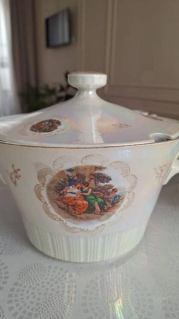 фарфоровая: Продаю настоящий Немецкий сервиз Мадонна СССР в хорошем состоянии — 4