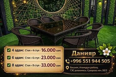 Эмерек: Бакча эмерек комплекти — 3