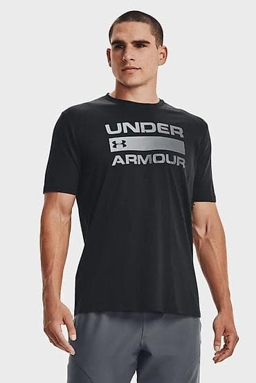 ички кийим: Эркектердин футболкасы, M, XL, L, Under Armour, Жаңы, түсү - Кара, Өзү алып кетүү, Акылуу жеткирүү — 1