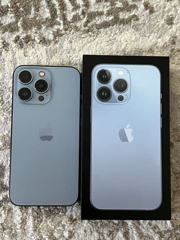 планшет для художников: IPhone 13 Pro, Б/у, 512 ГБ, Sierra Blue, Коробка, 100 % — 1