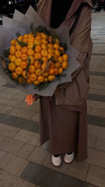 мужской подарочный набор: Букет из мандаринов — 1