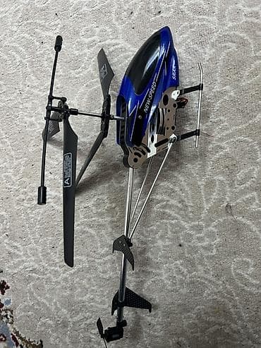 Дроны: Радиоуправляемый вертолёт NEW SPEED SRAY (синий) - Электрический — 1