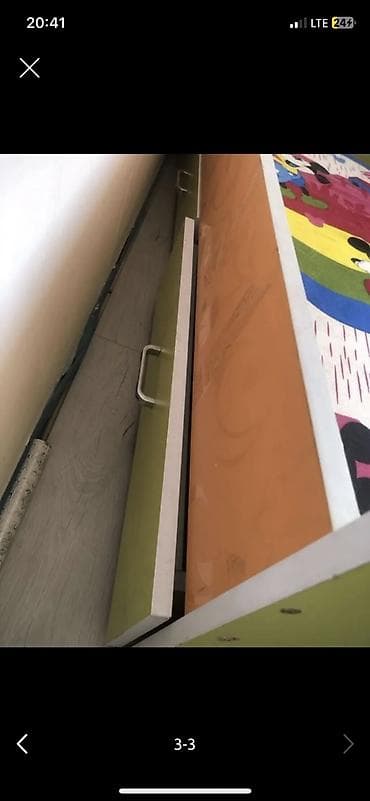 Кровати: Двуспальная кровать, Б/у, С матрасом, длина - 200 см — 4