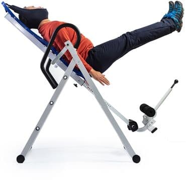 беговая дорожка купить для дома: Инверсионный стол Элит с Петлей Глиссона синий Рассчитан на вес до — 3