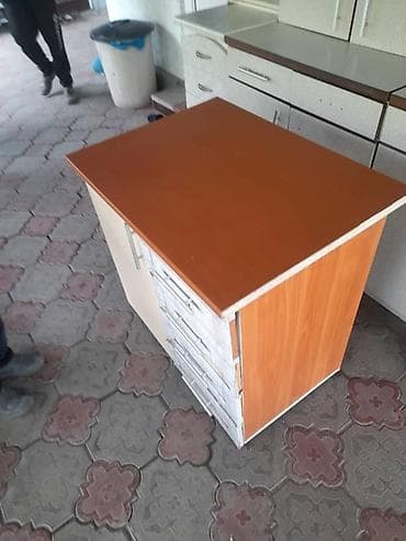 кухонная шкаф бу: Кухонный гарнитур, Б/у, цвет - Белый, Дерево, Самовывоз — 7