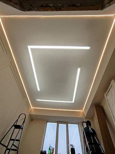 Керме шыптар Жылтырак, 3D потолоктор, Жылтырабаган Монтаждоо, Акысыз консультация, Кепилдиги