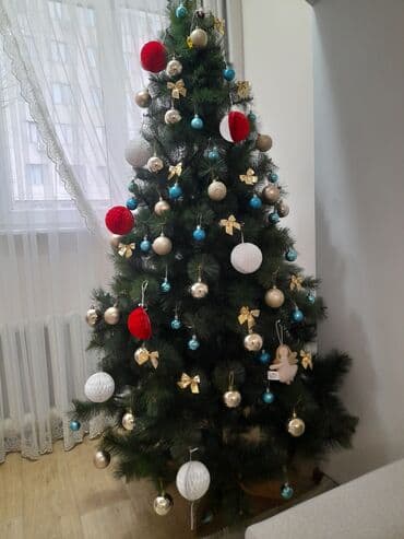 Ковролин: Продаётся ёлка. Высота 180,190 .Состояние хорошее цена 3000 сомбез — 1