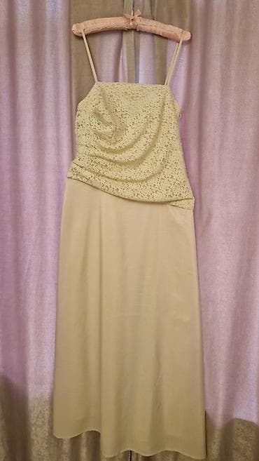 платя айвори клубная: Вечернее платье, А-силуэт, Без рукавов, L — 1