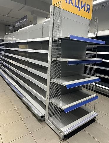 Торговое оборудование: Стеллажи торговые широкий ассортимент, в наличии в Бишкеке — 10