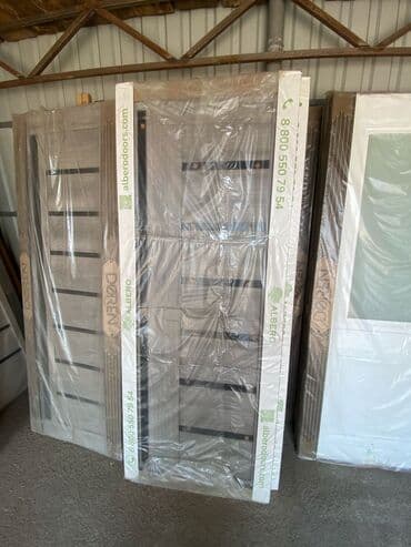 двери мешкомнатный: Межкомнатная дверь со стеклом, МДФ, 2 * x 80 см, Новый — 5