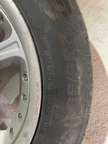 шины и диски на бмв: Колеса в сборе 235 / 55 / R 19, Лето, Б/у, Комплект, Внедорожные (АТ/МТ), отверстий - 5 — 7