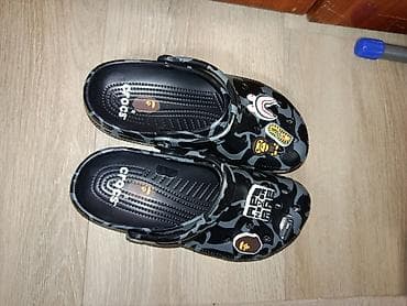 кроссовки bape: Сабо, 40.5, Crocs, Новый, цвет - Черный — 1