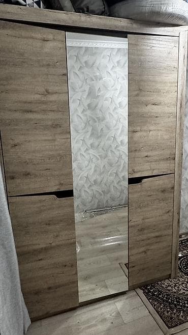 шкаф бу для одежды: Шкаф купе, С зеркалом, ЛДСП — 1