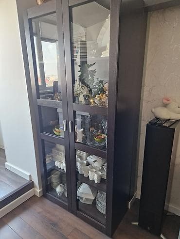 Комплект мебели для гостиной в современном стиле (тёмный